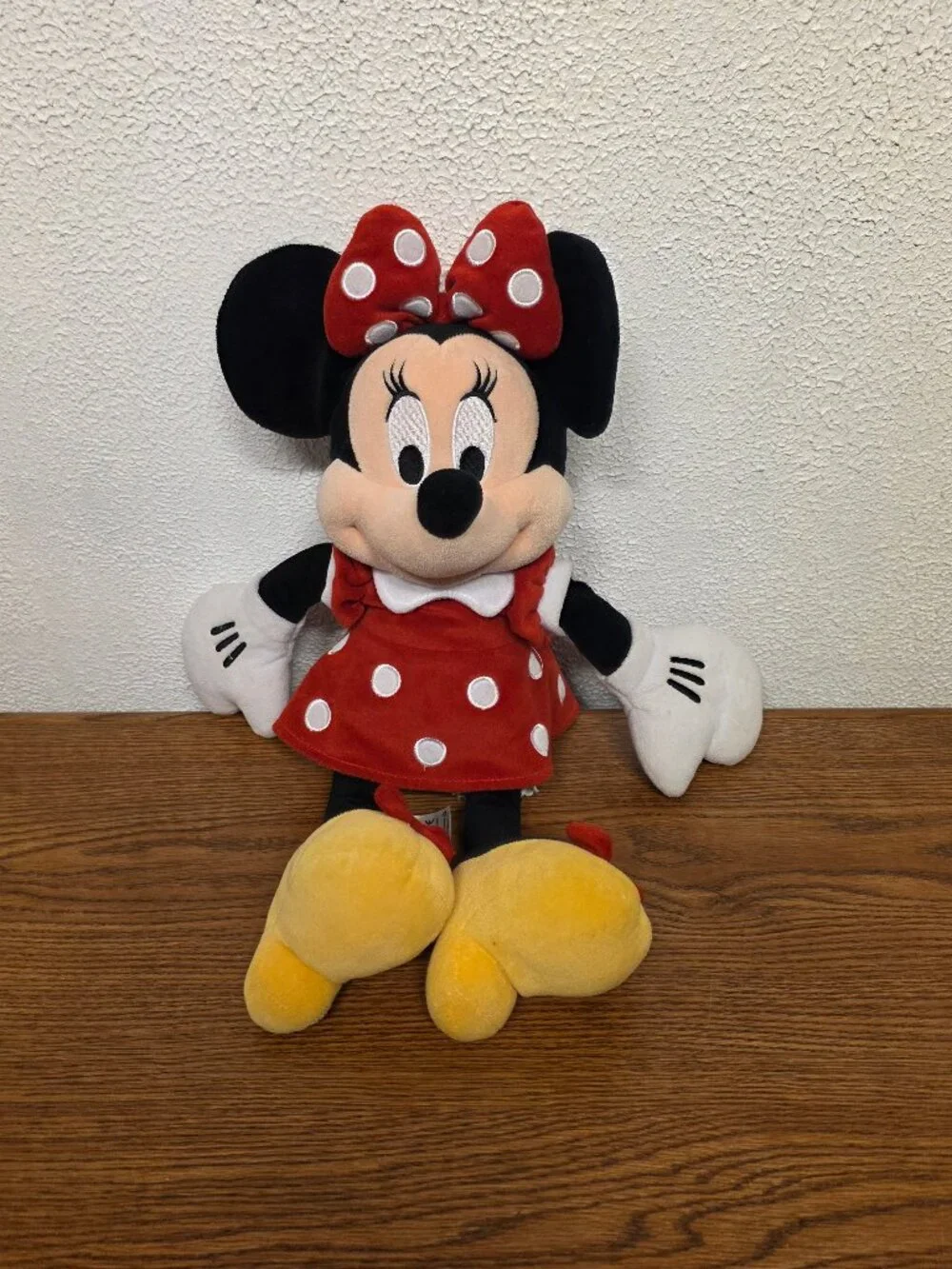 Plush Disney Minnie Mouse in Red Polka Dot Outfit 18